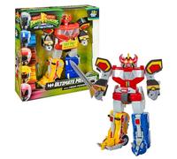 Power Rangers, Figura Gigante articulada, con Accesorios y Funciones electrónicas, 30 cm, Modelo Megazord, para niños a Partir de 4 años, PWG01