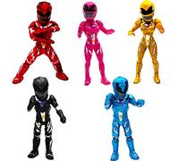 Power Rangers Figuras 5 Piezas Power Rangers Mini Figuras Decoración para Tartas Power Rangers Cake Topper Figure de Colección Decoración para Fiesta de Cumpleaños para Niños