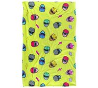 Power Rangers Helmet Pattern Manta súper Suave con Tacto Sedoso - 91 x 147 cm