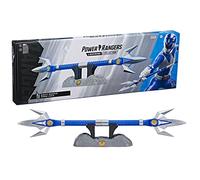 Replica hasbro escala 1:1 blue ranger lanza de poder deluxe power rangers lightning collection