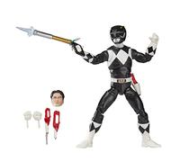 Power Rangers Lightning Collection Mighty Morphin Black Ranger - Figura de acción coleccionable de 6 pulgadas con accesorios