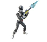 Power Rangers Lightning Collection Mighty Morphin Metallic Black Ranger 15,24 cm Premium Collectible Action Figure Toy, Multiple Accessories