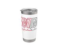 Power Rangers Logo Line Vaso térmico de acero inoxidable de doble pared