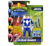 Power Rangers Mighty Morphin Auto-Morphin Blue Ranger Figura de acción