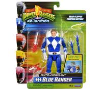 Playmates Toys Figura de acción Power Rangers Mighty Morphin Auto-Morphin Blue Ranger