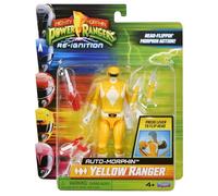 Playmates Toys Figura de acción Power Rangers Mighty Morphin Auto-Morphin Ranger Amarillo