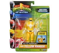 Playmates Toys Figura de acción Power Rangers Mighty Morphin Auto-Morphin Ranger Amarillo