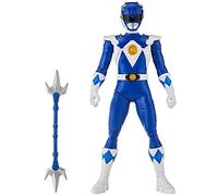 Power Rangers Mighty Morphin Blue Ranger Morphin Hero Figura de acción de 30 cm con Accesorio, Inspirado en el Programa de televisión