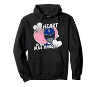 Power Rangers My Heart Belongs To The Blue Ranger Vintage Sudadera con Capucha