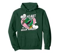 Power Rangers My Heart Belongs To The Green Ranger Vintage Sudadera con Capucha