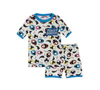 Power Rangers Pijamas de Manga Corta para Niños Ninja Steel Ajuste Ceñido Multicolor 7-8 Años