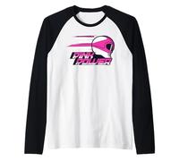Power Rangers Pink Power Camiseta Manga Raglan