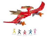 Power Rangers Pink Ranger Firebird Thunderzord Figura de acción - Mighty Morphin Zord juguete con función de ráfaga de energía