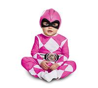 Power Rangers Pink Ranger Mighty Morphin - Disfraz clásico para niños pequeños