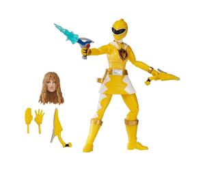 Power Rangers Rayo Colección Figura de Acción Dino Trueno Amarillo Ranger