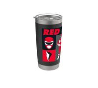 Power Rangers Red Vaso térmico de acero inoxidable de doble pared