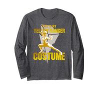 Power Rangers This Is My Yellow Ranger Costume Battle Pose Manga Larga