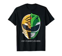 Power Rangers White Green Ranger Face Off Camiseta