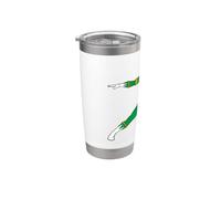 Power Rangers Yoga Green Vaso térmico de acero inoxidable de doble pared