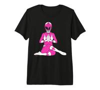 Power Rangers Yoga Pink Camiseta Premium
