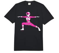 Power Rangers Yoga Pink Comfort Colors Adult Heavyweight T-Shirt
