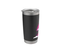 Power Rangers Yoga Pink Vaso térmico de acero inoxidable de doble pared