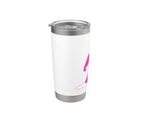 Power Rangers Yoga Pink Vaso térmico de acero inoxidable de doble pared