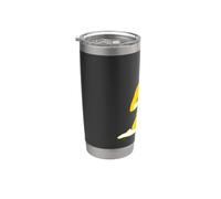 Power Rangers Yoga Yellow Vaso térmico de acero inoxidable de doble pared