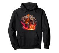 Power Rhino Baloncesto Fuerza Jugar Sudadera con Capucha