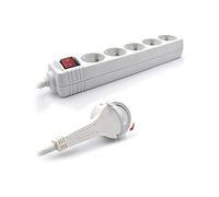 Power Socket - 5 Sockets With Switch Ewent Ew3955 3500W 1,5 M NUEVO