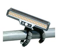 Power Solar Torch - Multifunctional Outdoor Security Light, Automatic Wide Angle Ray with Glow, Wall Safety Lamp with Radiance, Step Lighting Style, Illumination Aid for Patio, Balcony, Porch