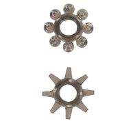 Power stretchy anillo negro 2pcs