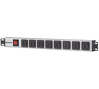 Intellinet 164580 unidad de distribución de energía (PDU) 1U Azul, Gris