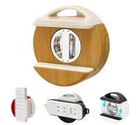 Power Strip Holder Wall Mount with Suction Cup,Suction Cup Wall Mount Socket Holders,Vacuum Twist Lock No Drill Cable Management Organizer,for Kitchen, Office, Desk, Living Room