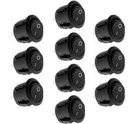 Power switch,rocker switch,Rocker Toggle Switch, Rocker Switch 10/5pcs 12v Round Rocker Switch