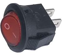 Power switch,rocker switch,Rocker Toggle Switch, Rocker Switch 250V 3A Round Boat Switch Snap-in