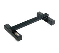 Power Systems Becerro Raiz, Barra de Acero para levantamientos de Pantorrilla de pie y Ejercicios de inmersión, Negro (67055) 20 Pulgadas x 10 Pulgadas x 3 Pulgadas de Alto