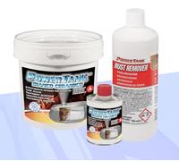 POWER TANK Blanco Cerámico Tratamiento Tanque deposito Moto Coche (100/120 litros) Kit Muy Grande 2,5 kg para Interior Tanques Gasolina Diesel Elimina la óxido repara, Protege Oxidado antioxidado