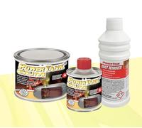 POWER TANK Gum - Tratamiento Interior Tanque deposito Moto (8/10 LT) Kit pequeño 350 gr para Interior Tanques Elimina la óxido repara, Protege Oxidado de Moto Vespa d'época Hola Scooter con
