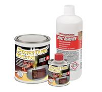 POWER TANK GUM - Tratamiento Tanque Deposito Moto (20/25 LT) Kit Mediano Medium 700 g para Interior de Tanques de Gasolina Elimina Óxido Repara Protege Tanques Oxidados de Motos, Autos, Vespa de Época