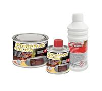 Power Tank Gum - Tratamiento Tanque Deposito Moto (8/10 litros) Kit Pequeño Small 350 g para Interior de Tanques Elimina Óxido Repara Protege Tanques Oxidados de Motos Vespa Ciao Scooters