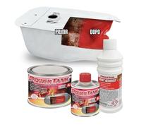 POWER TANK - Tratamiento del depósito de moto (8/10 litros) Kit pequeño Small 350 g para interior depósitos elimina el óxido, protege el óxido de la moto Vespa Ciao Ciao Ciclomotor de época, con