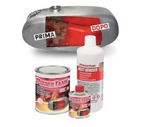 POWER TANK - Tratamiento Tanque Deposito Moto (20/25 LT) Kit Mediano Medium 700 g para Interior de Tanques de Gasolina Elimina Óxido Repara Protege Tanques Oxidados de Motos, Autos, Vespa de Época