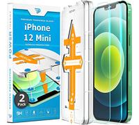 Power Theory Protector Pantalla para iPhone 12 Mini [2 piezas] Cristal Templado Ultrafino (0.33mm), Vidrio Ultraresistente (Dureza 9H) con Kit de Instalación anti Burbujas