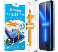 Power Theory Protector Pantalla para iPhone 13/iPhone 13 Pro [2 piezas] Cristal Templado Ultrafino (0.33mm), Vidrio Ultraresistente (Dureza 9H) con Kit de Instalación anti Burbujas