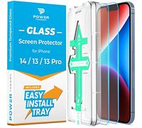 Power Theory Protector Pantalla para iPhone 13/iPhone 13 Pro [2 piezas] Cristal Templado Ultrafino (0.33mm), Vidrio Ultraresistente (Dureza 9H) con Kit de Instalación anti Burbujas