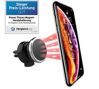 Power Theory Soporte Magnético de Móvil para Coche - Montura Universal - El Mejor para la mayoría de Smartphones y iPhone 11 Pro XR XS/X MAX SE 8 7 Plus Samsung Galaxy S20 S10 S9 S8 S7