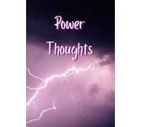 Power Thoughts Writing Journal with 120 Lined Pages