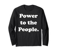 Power To The People Movement Equality Voice Manga Larga