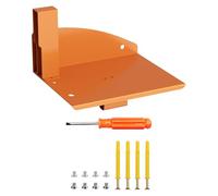 Power Tool Organizer - Chainsaw Holder Clips for Storage | Steel Frame with Wall Mount Hooks, String Trimmer Weedeater Rack, Hedge Trimmer Organizer, Backpack Blower Accessory for Garage Setup